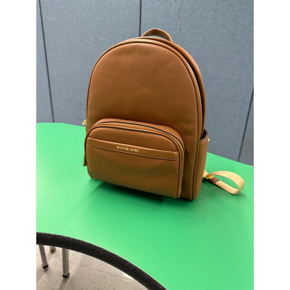 Michael Kors Medium Bex Backpack Brown Acorn Leather Adjustable NEW WITH TAGS - Picture 2 of 8